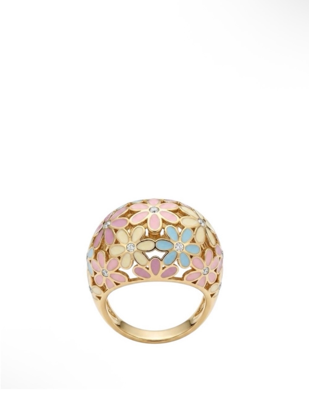 Coach Floral Ring-Size 7